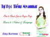 Tiếng Myanmar Cấp Tốc - Bài 2: Quốc Gia &  Ngôn Ngữ